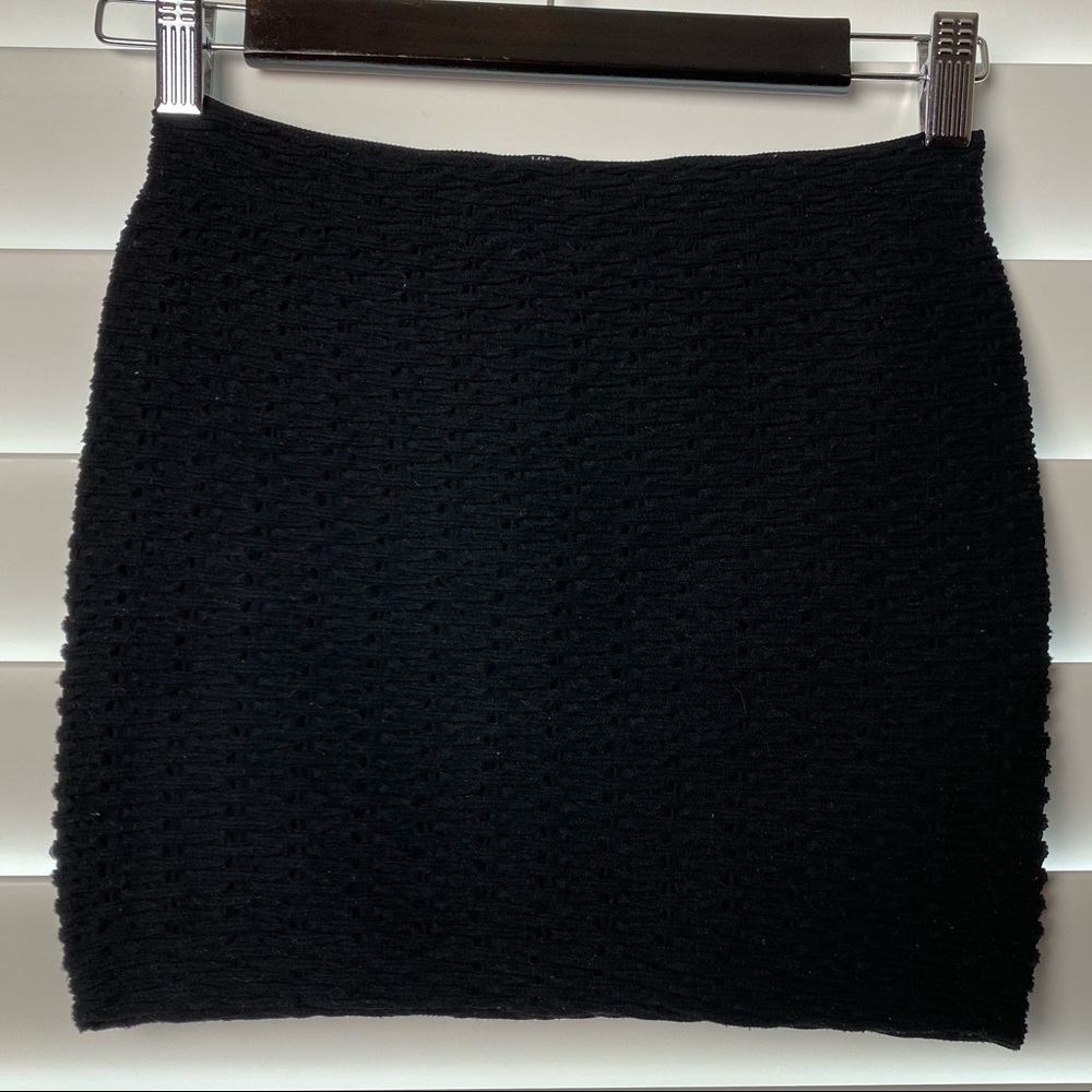 Guess Black Spandex Skirt